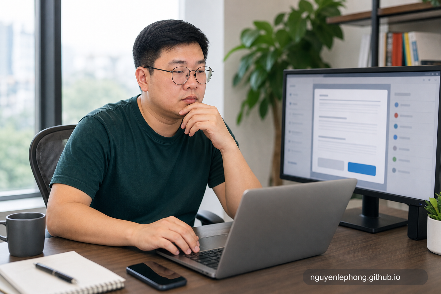 Phong dừng lại trước màn hình xác nhận nháp, xem kỹ lần cuối trước khi để agent thực hiện bước tiếp theo.