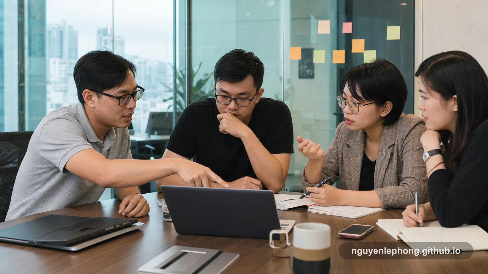 A product team in sprint planning compares laptops, notes, and unanswered questions as they argue about whether work is ready to start and honest to call finished.