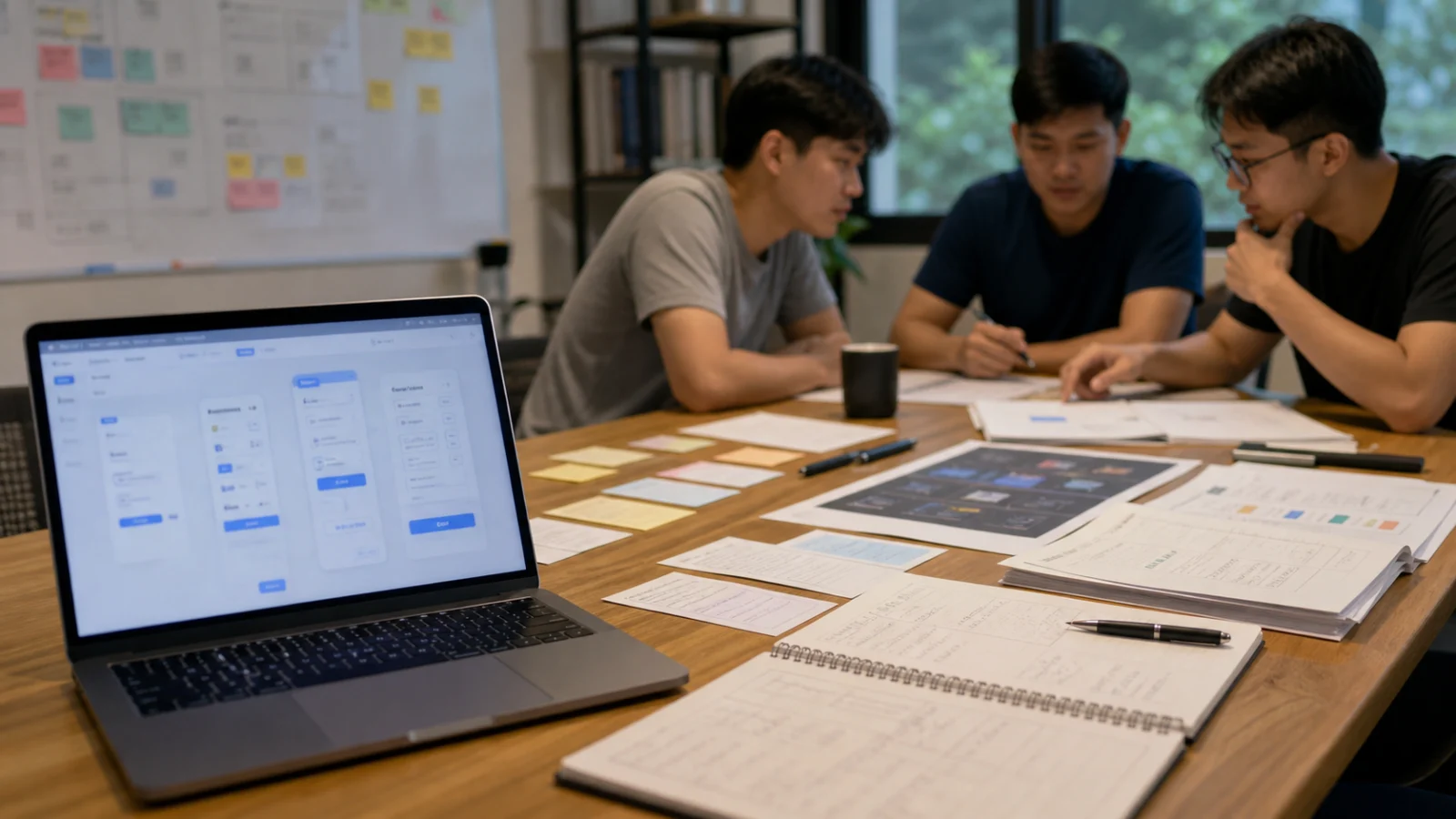Engineers compare an AI prototype with practical production-readiness checks before trusting it with users.